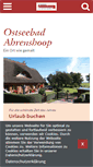 Mobile Screenshot of ostseebad-ahrenshoop.de